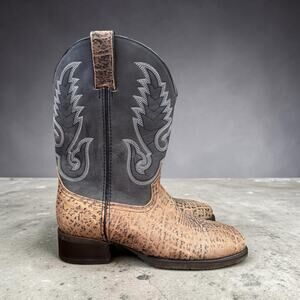 Masterson Boot Co. Brown Gray Leather Western Cowboy Boots Men’s 11 EEE festival